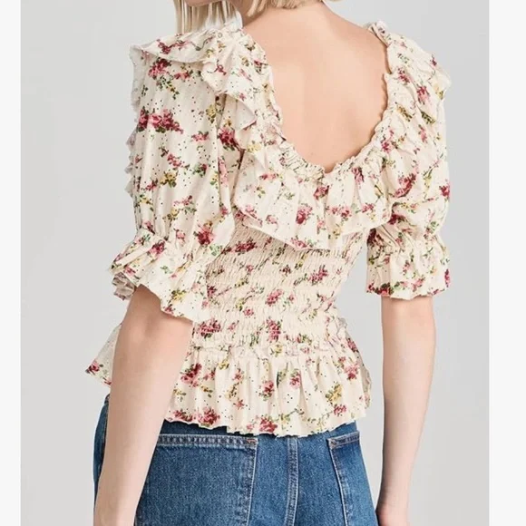 Free People S/P Favorite Girl Floral Top - Picture 11 of 11